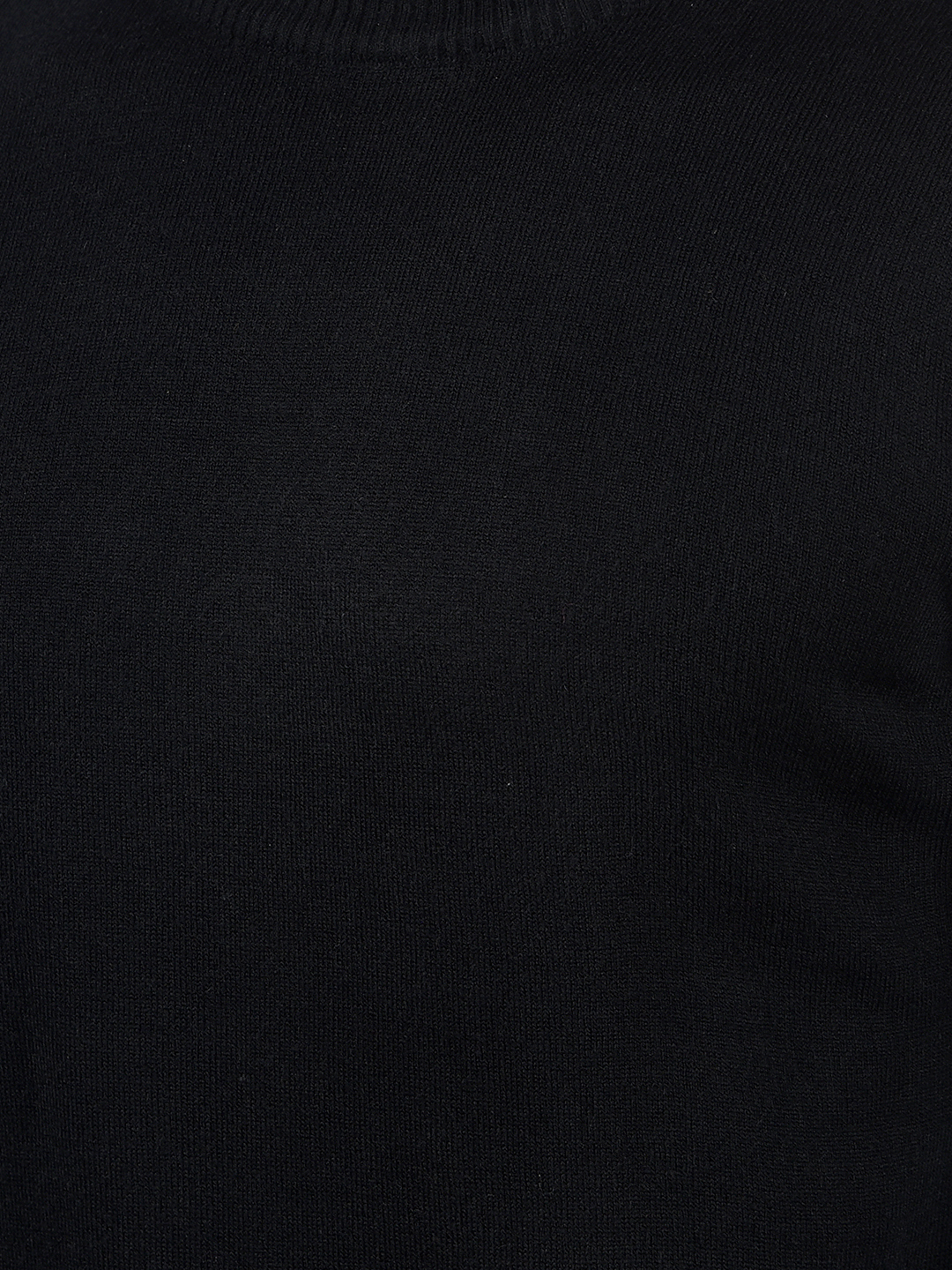 Numero Uno Men Solid Black Sweater